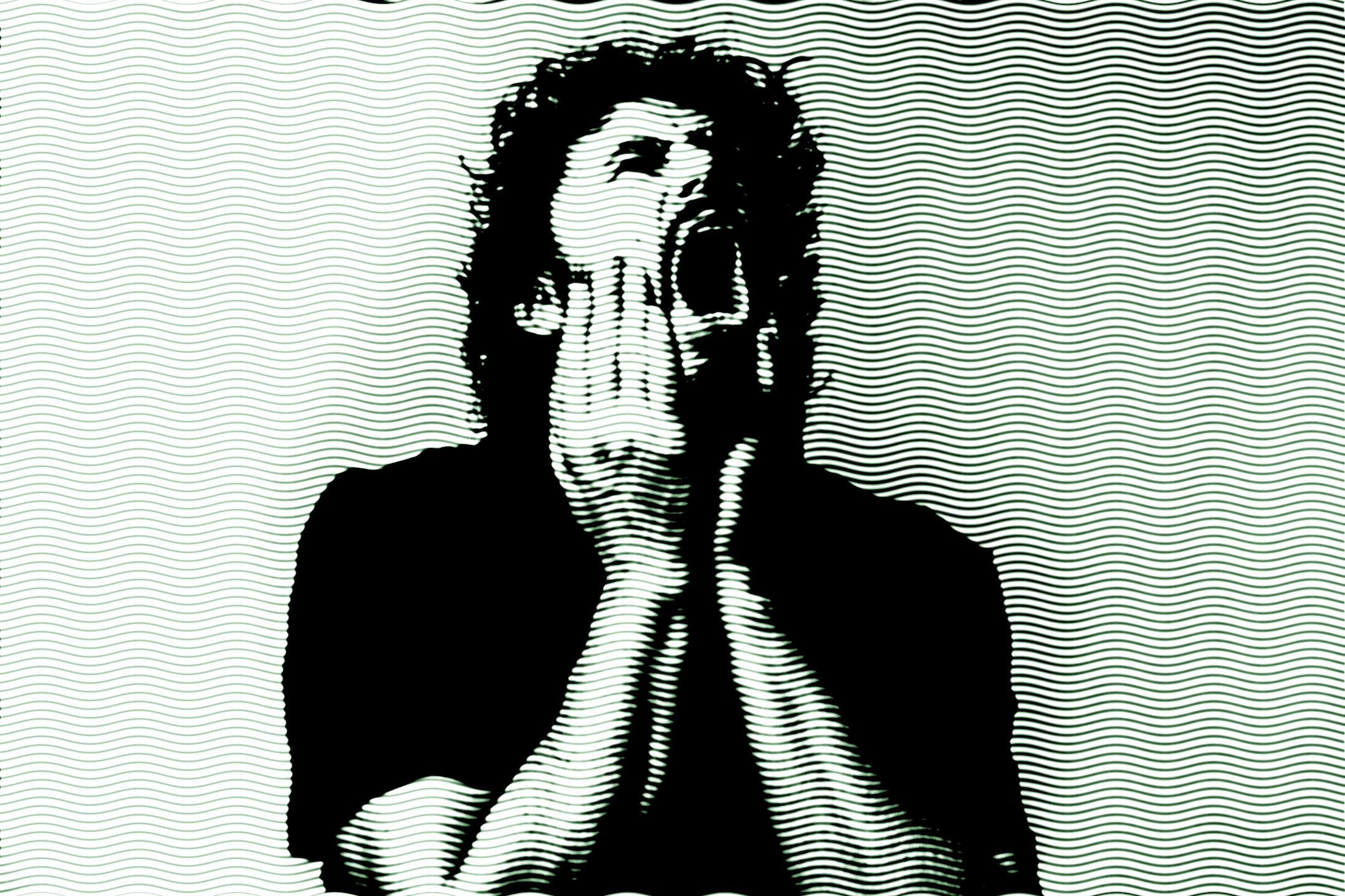 Glitch effect image